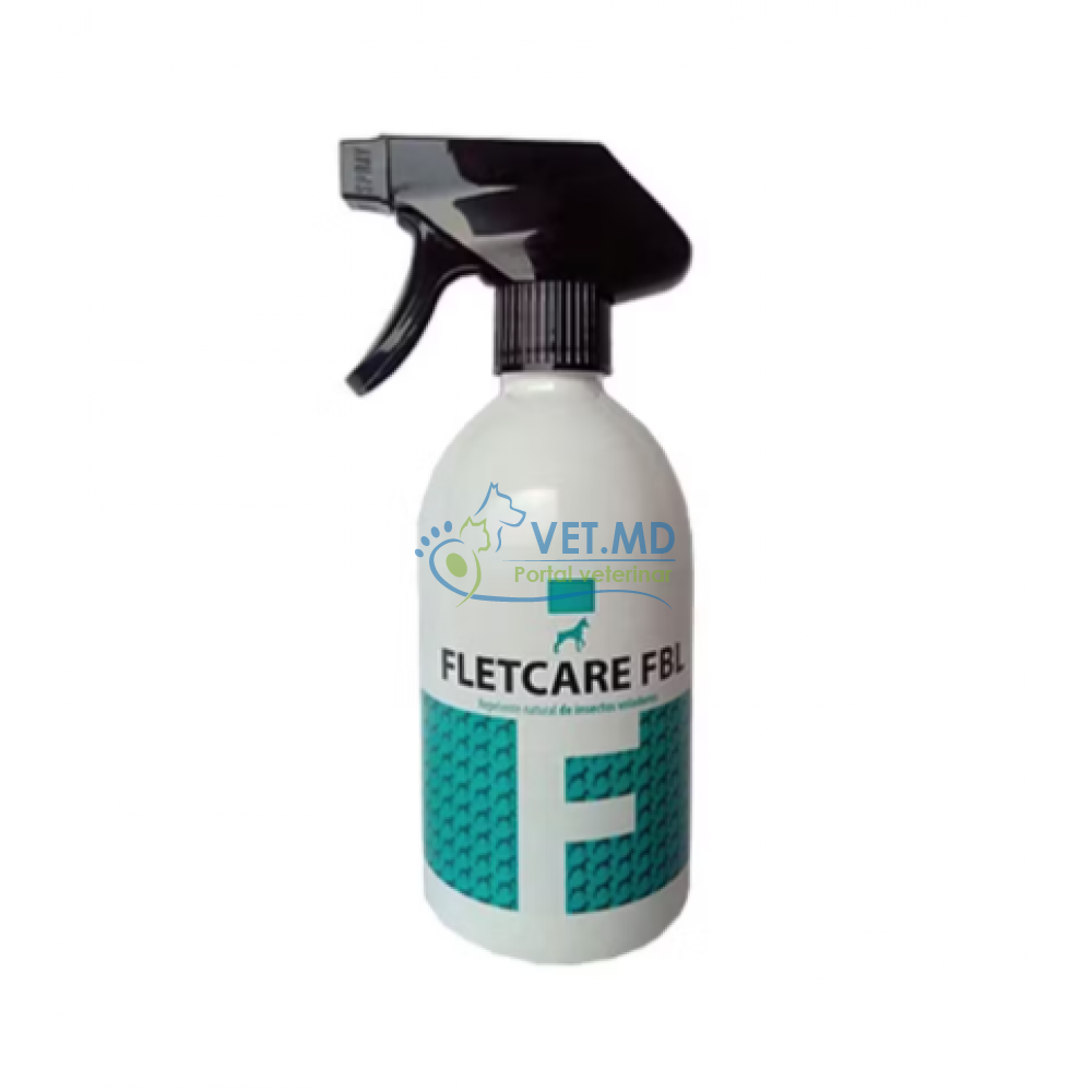 Fletcare Spray FBL-Естественный барьер от комаров, блох и клещей , 500 мл